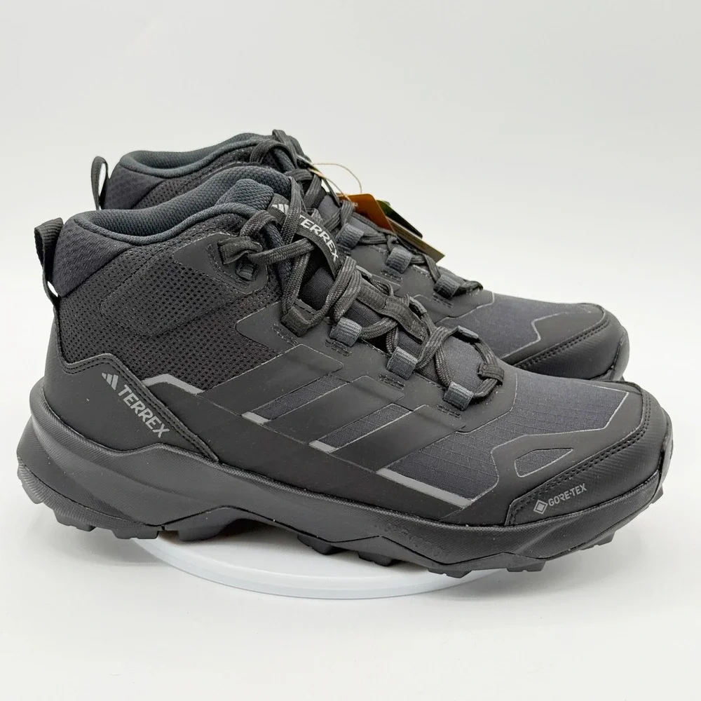 Adidas Terrex Skychaser Ax5 Mid Gtx Mens Black Hiking Shoes JQ2207 Size 8